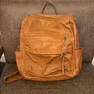 Brown Backpack